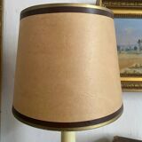 Brass candlestick style lamp