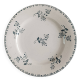 Assiette montée terre de fer Salins, Chantilly