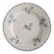 Assiette montée terre de fer Salins, Chantilly