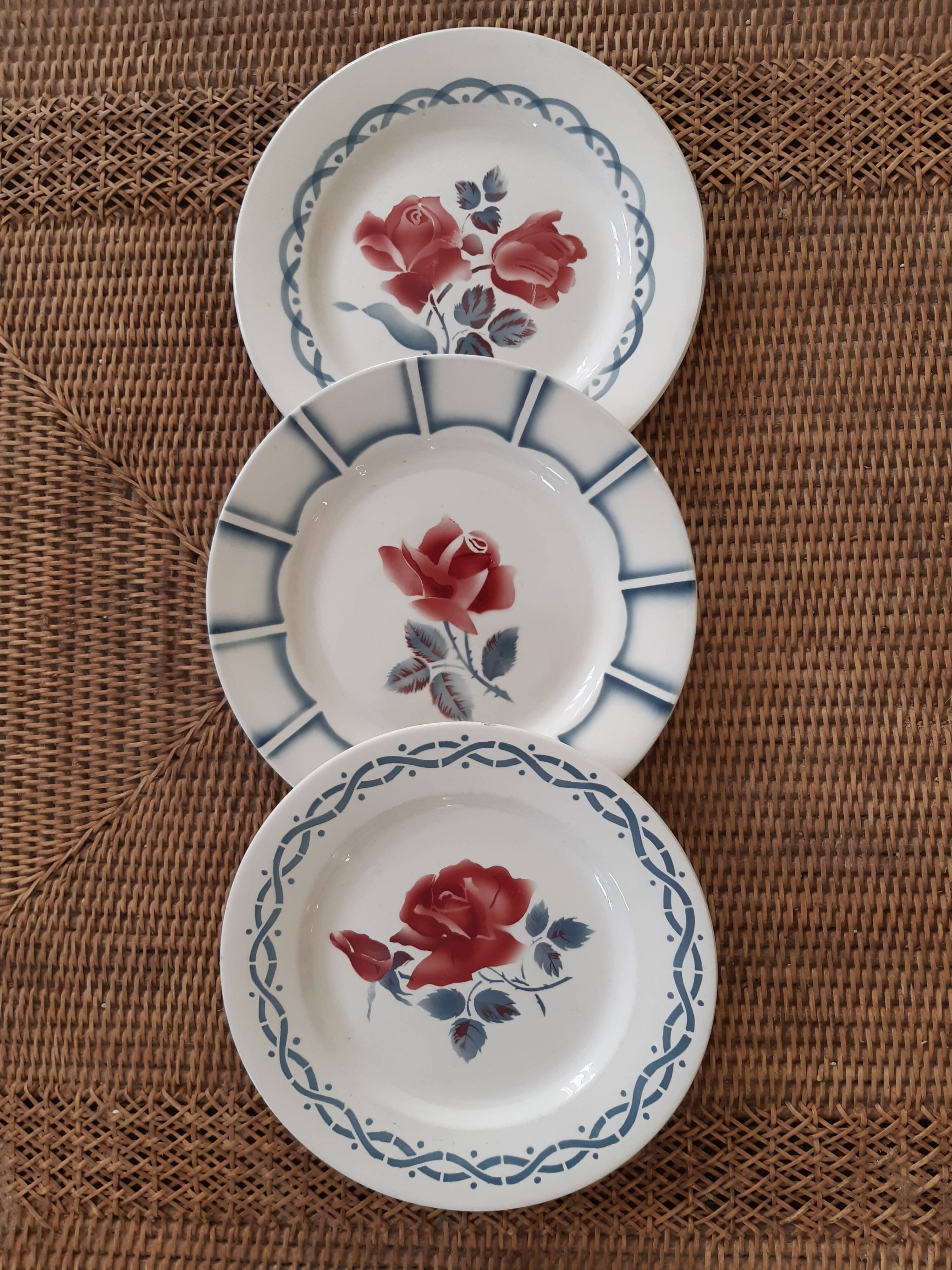 Digoin Sarreguemines plates