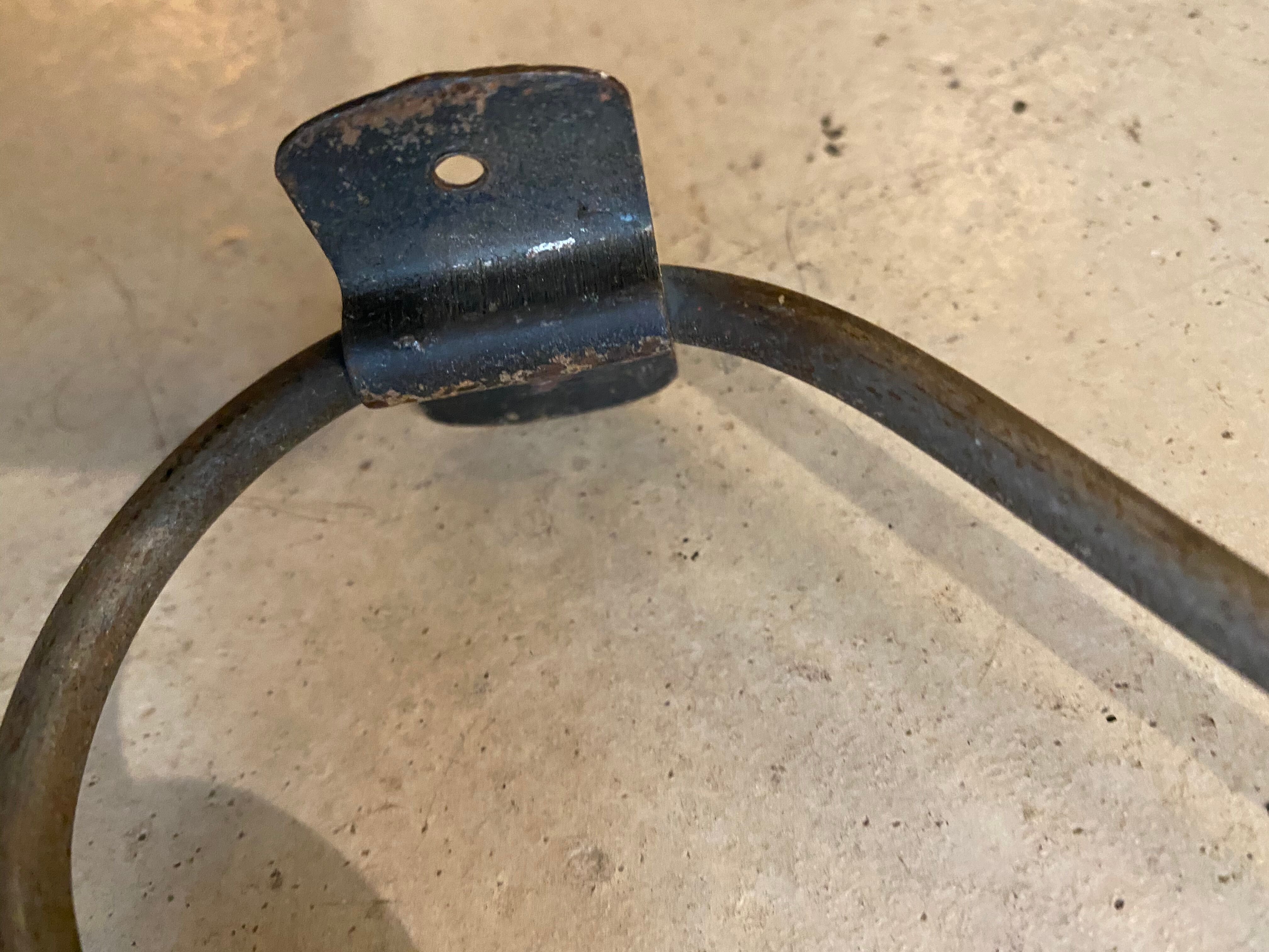 Iron and wood hook 60s