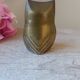 Old Brass Owl Animal Figurine