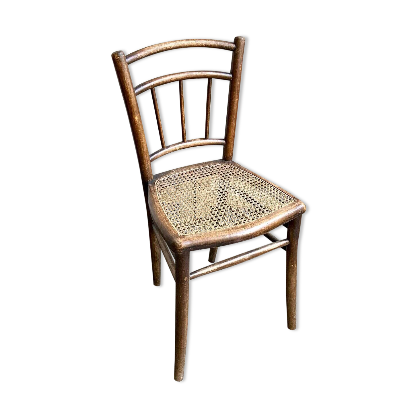 Wooden bistro chair and canning