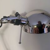 Articulated desk lamp chrome metal workshop style