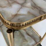 Brass Regency style serving table