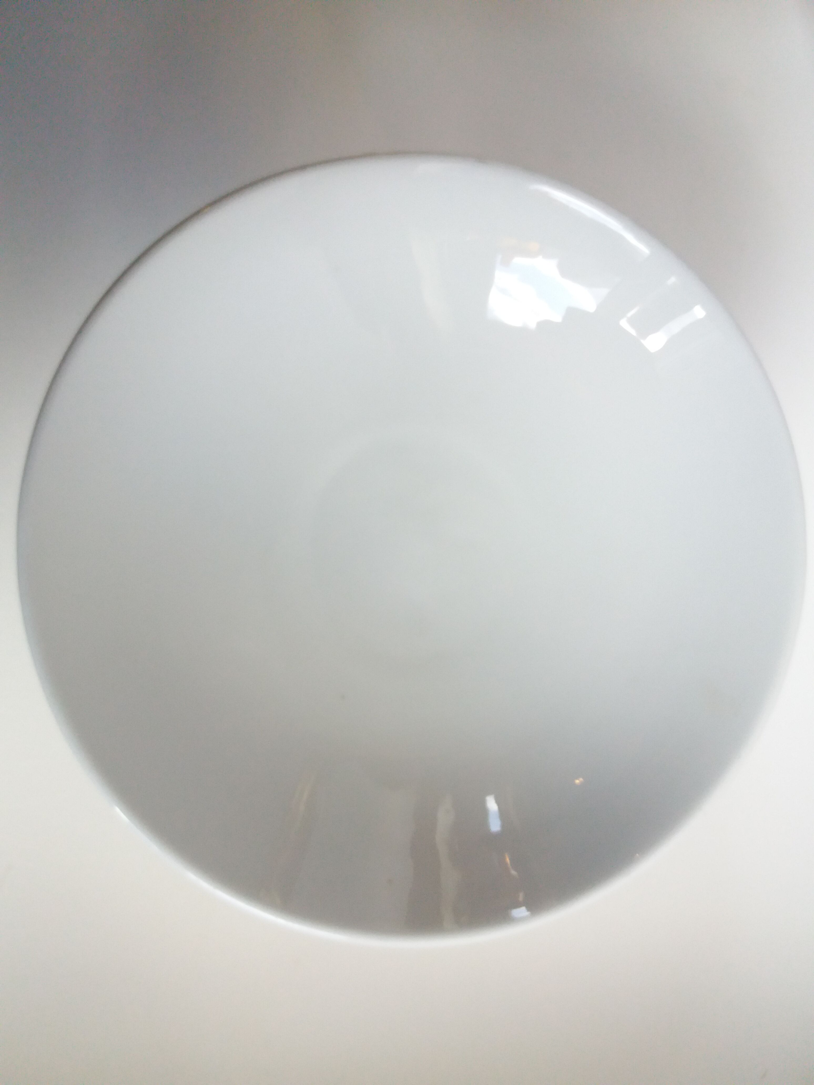 White porcelain dish