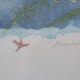 Aino Myllykangas, Heaven the dog, Color Lithograph, 1993