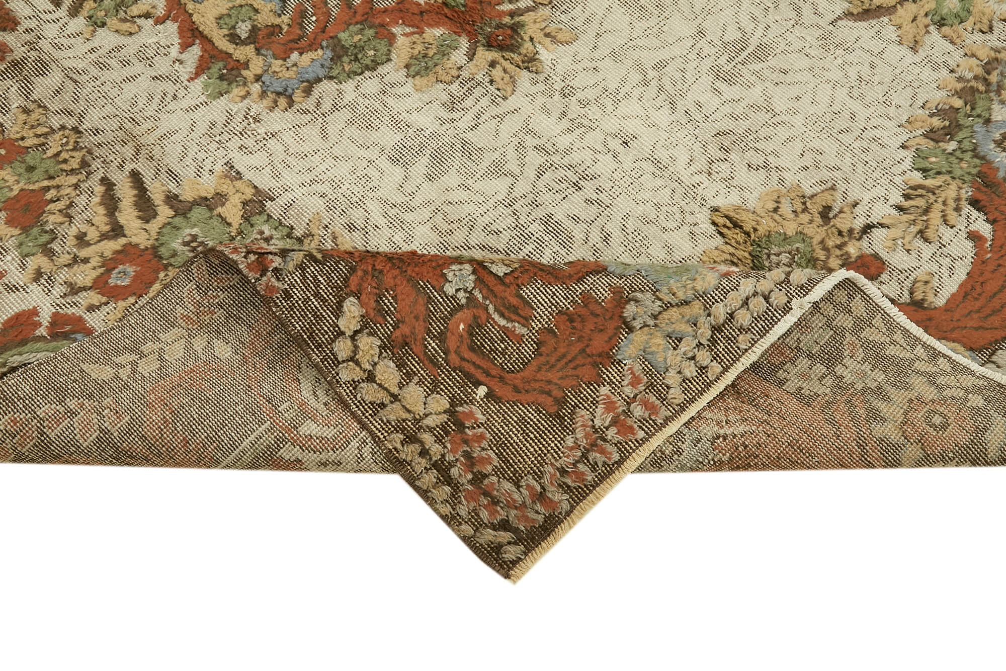 Anatolian rug 1970s 180 cm x 292 cm Brown Carpet