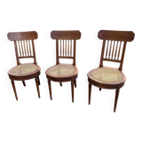 Chaises en cannage 1930