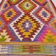 Small Oushak Multicolour Kilim Rug sk 1677