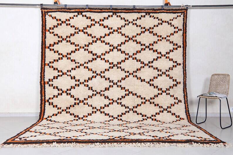 Cream Moroccan Rug - Berber Rug 150/250cm