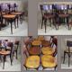 Lot 7 chairs Baumann No.129 30s