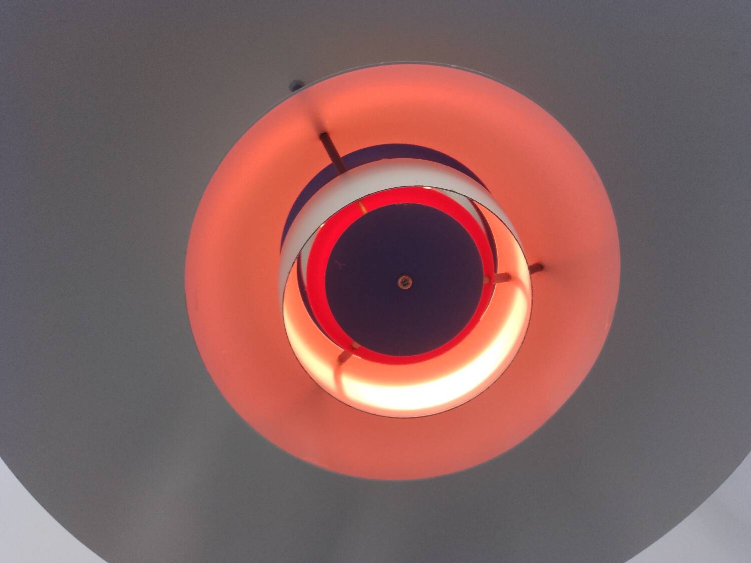 LOUIS POULSEN PH 5 Lustre  1970 DANISH design Space Age VOIR DESCRIPTIF