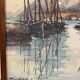 Old painting, marine, signed xx century