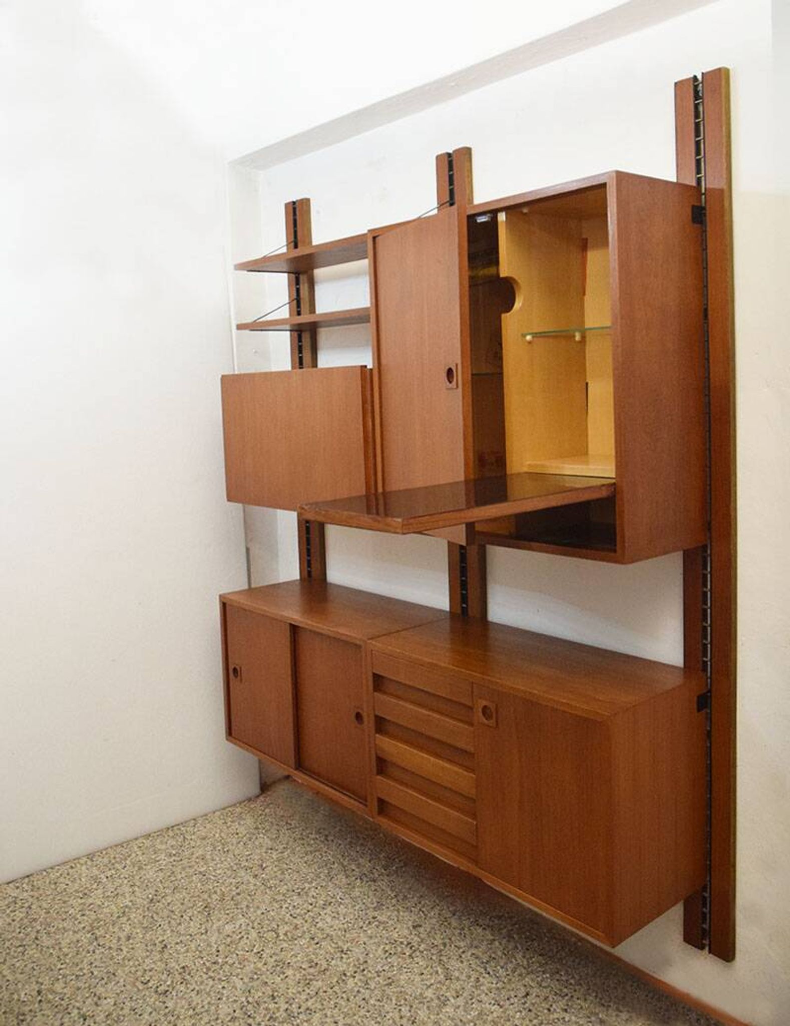 Poul Cadovius modular bookcase, Denmark, 1960s