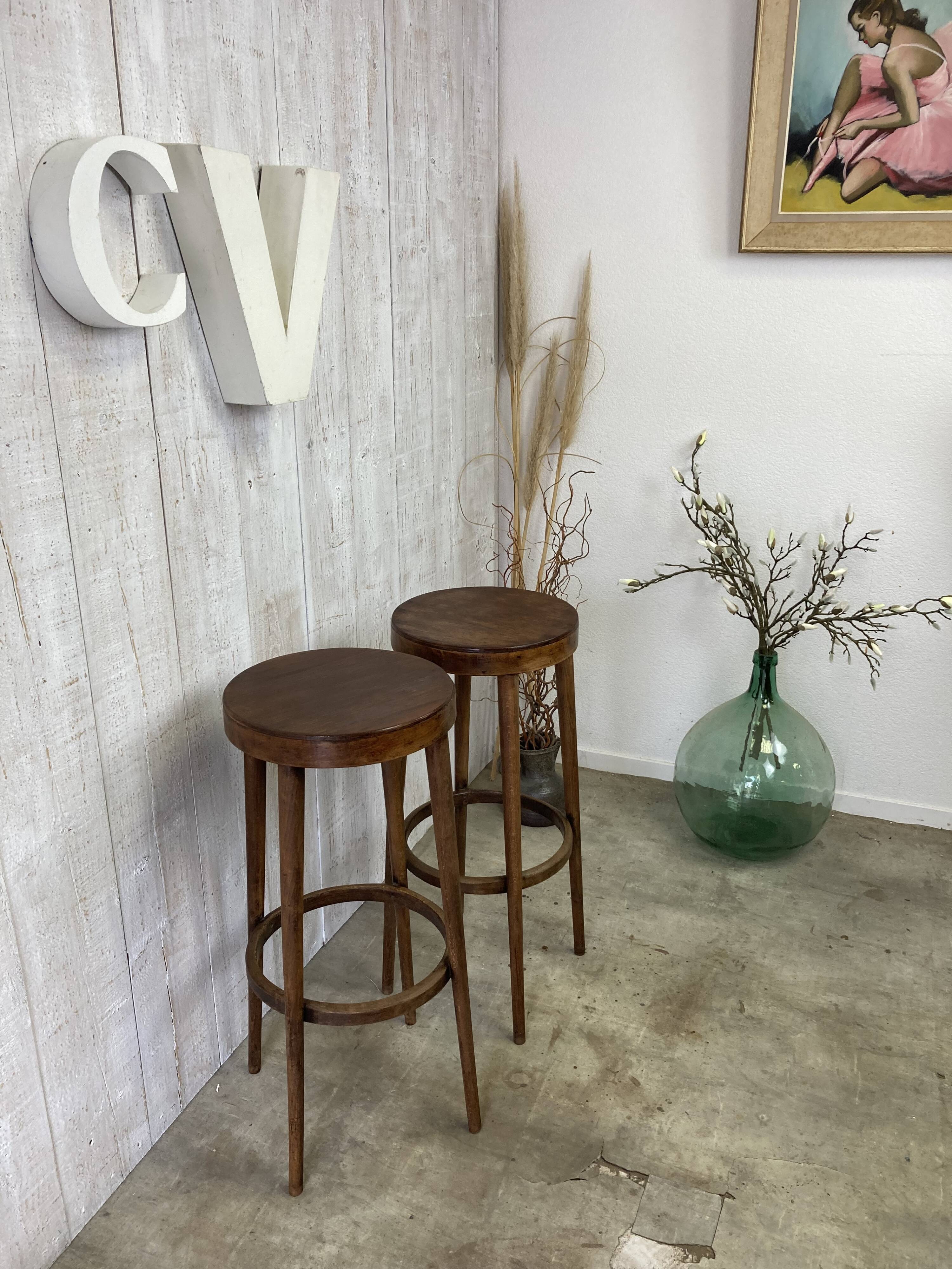Pair of bistro stools