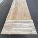 Large extendable farmhouse dining table stripped in solid oak 200-300cm