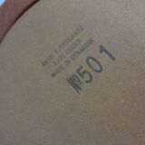 Large Danish Oval 501 Mirror in Teak by Aksel Kjersgaard, 1960s