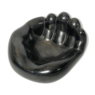 Hand paw of empty bear ceramic pocket of the 60s Vallauris