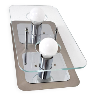 Wofi Leuchten dlg Oxar space age vintage double mirror wall light