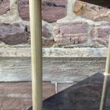 corner shelf in formica & metal 60s vintage French mid century neo classic 60