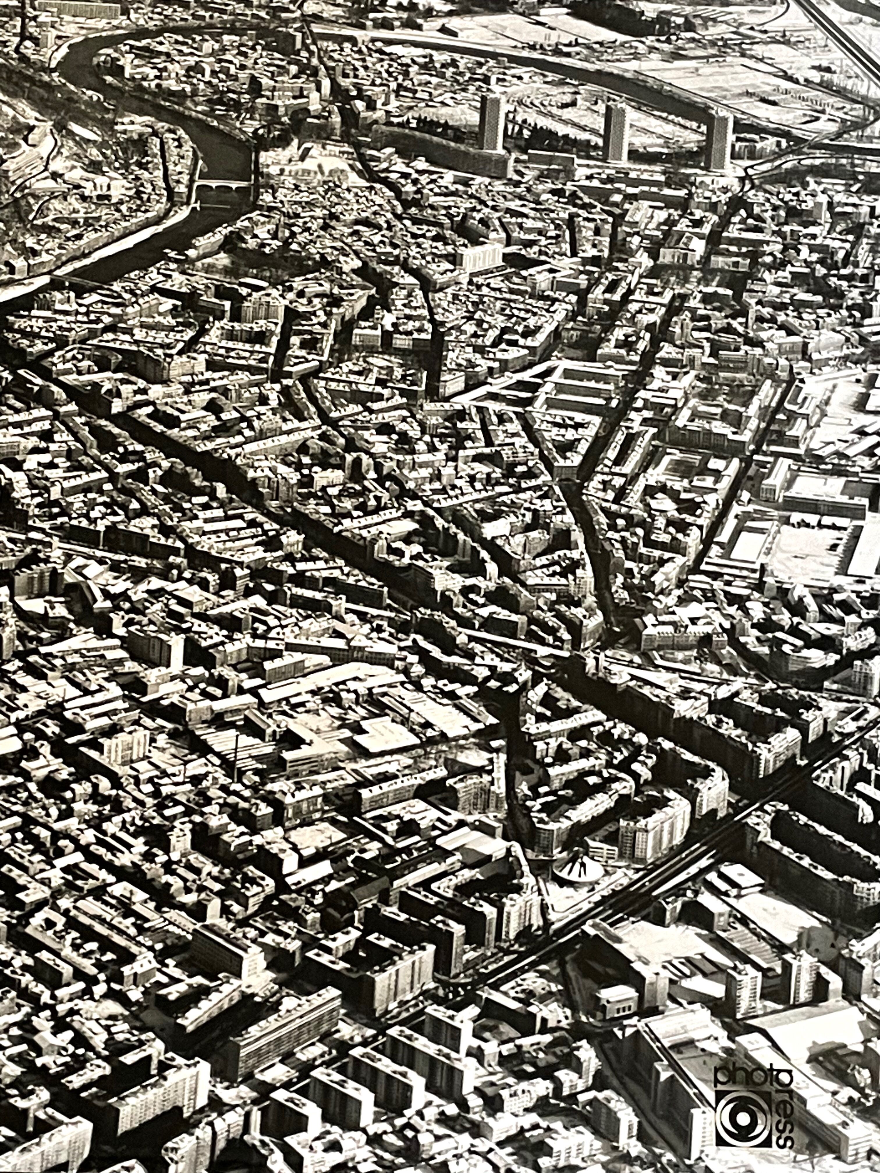 Photograph black and white silver print circa 1970