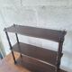 Vintage turned wood wall shelf