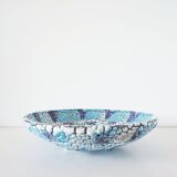 Large ceramic dish Fat lava Vallauris