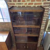 Vitrine vintage en teck des années 60