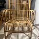 Vintage Rattan and Bamboo Armchair – Franco Albini Style – 1960s