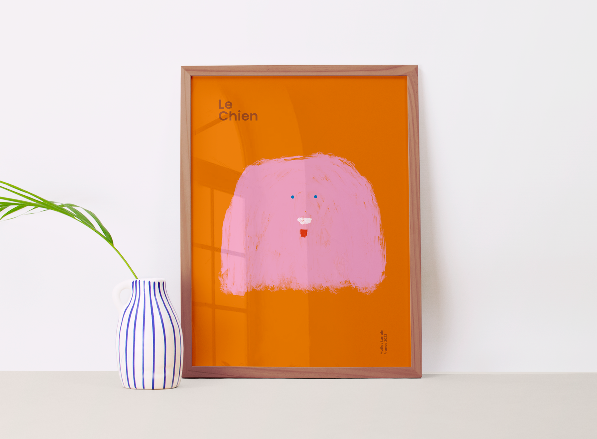 Colorful dog wall poster for child 50cm*70cm