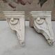 Pair of plaster wall brackets - Shelves