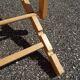 Chaise longue transat de jardin vintage