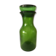 Green glass jar
