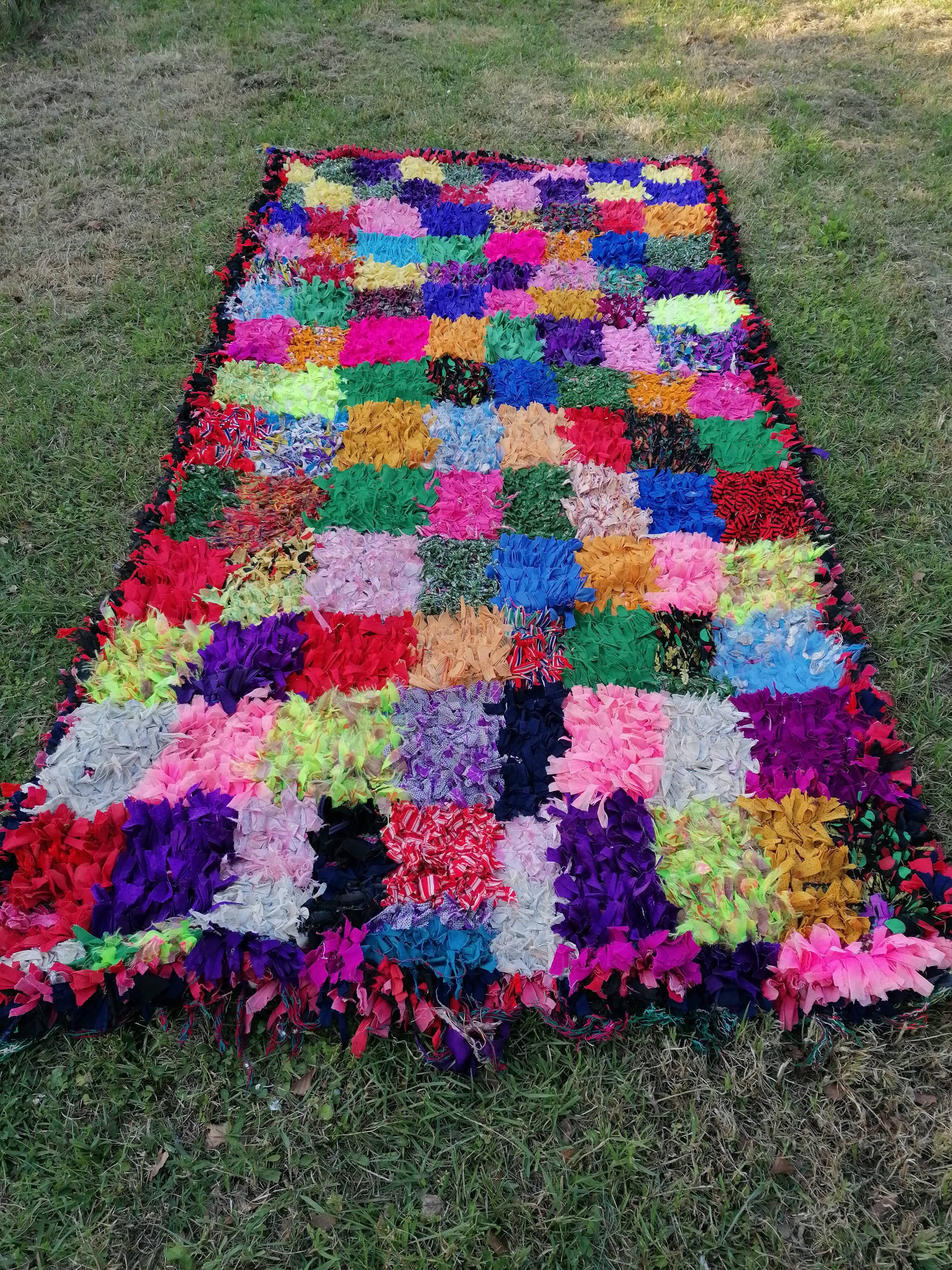 Old Berber butchery carpet