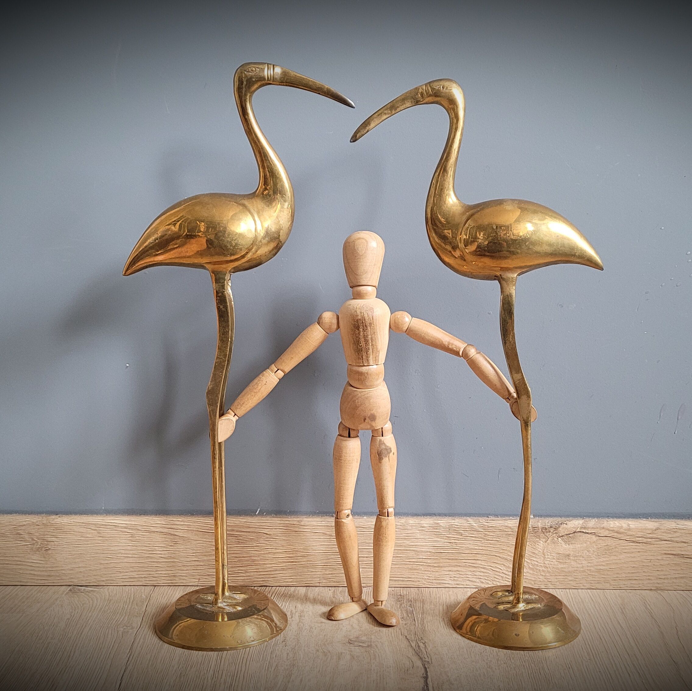 Duo great brass ibis