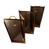 brass fire shield