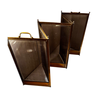 brass fire shield