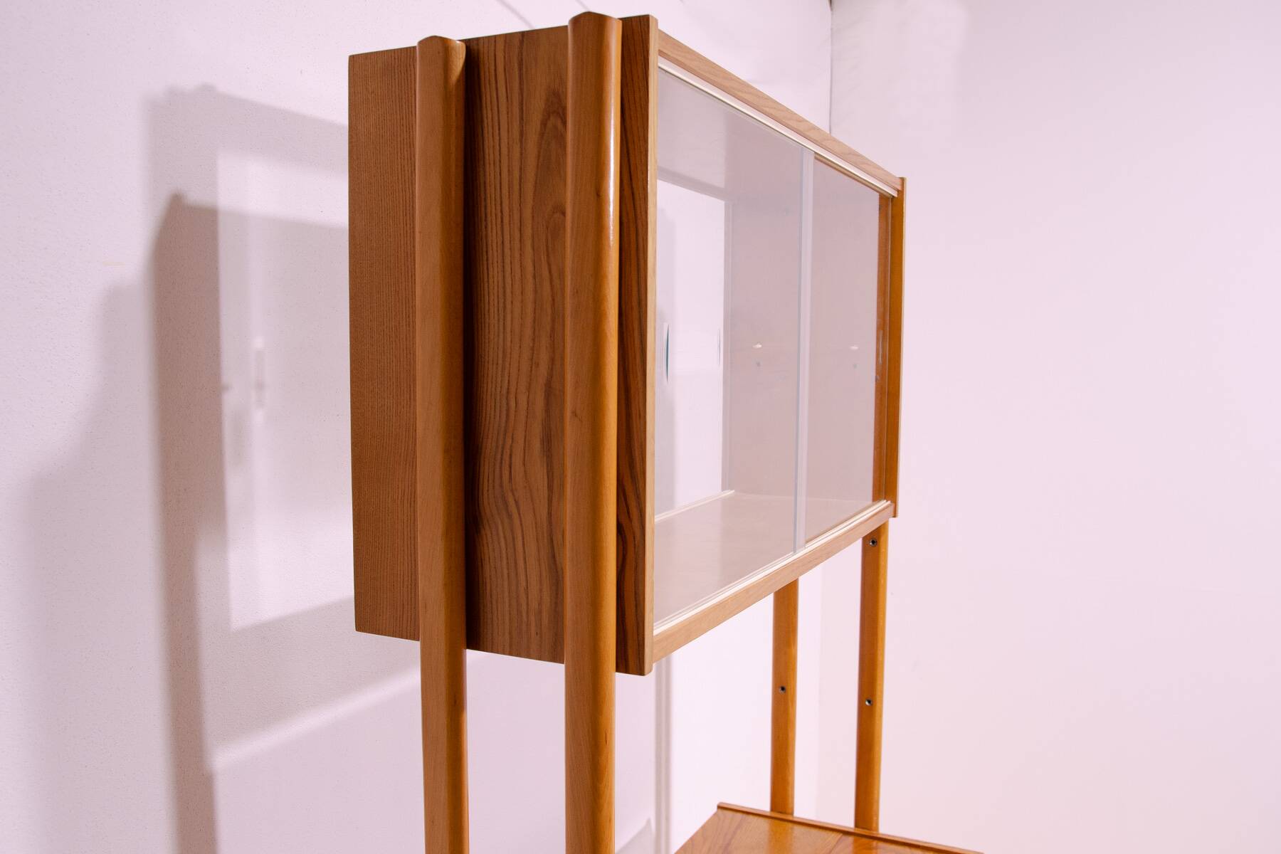 Mid century wall shelf bookcase by František Jirák for Tatra nábytok, 1960´s