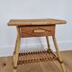 Vintage rattan bedside