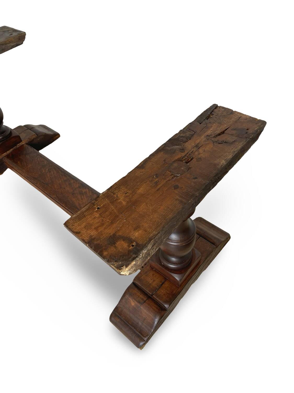 A fine 18th Century French walnut dining table