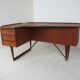 Boomerang desk in teak by Peter Lavig Nielsen for Denmark, 1950s