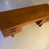 Teak desk by Gunther Hoffstead for Uniflex 1960