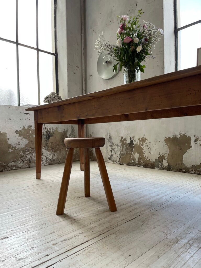 Farm table pine and walnut 2m