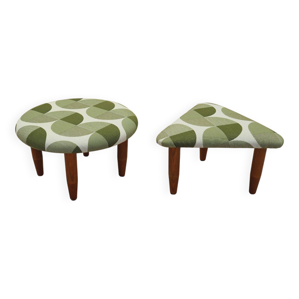 Ensemble de deux repose-pieds, design danois, années 1990, production : Danemark