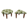 Set of two footstools, Danish design, 1990s, production: Denmark