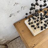 Oak desk with spindle legs, 1950s