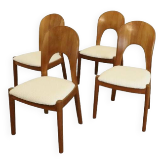 Set van 4 stoelen Niels Koefoed 'Morten' 'Bardeso' - deens teak vintage