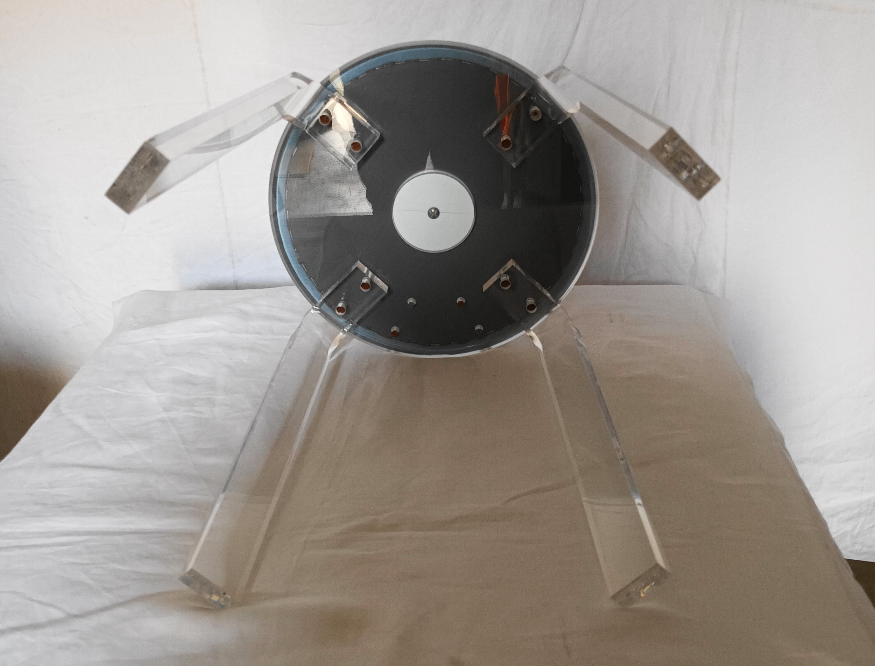 Plexiglas stool from the 80s
