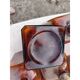 Set of 41 brown glass pharmacy bottles.